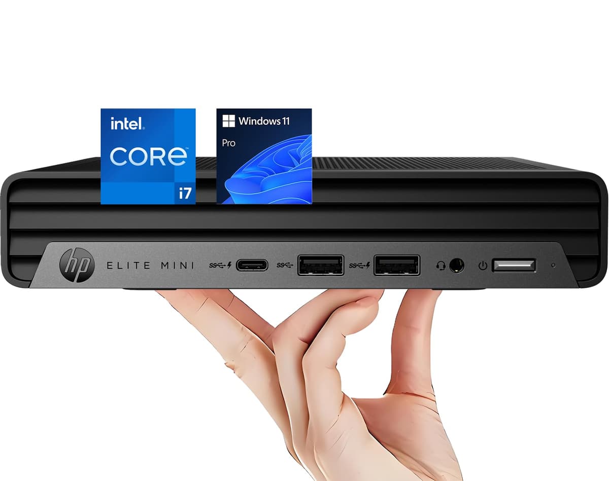 HP Elite 600 G9 Mini - Desktop empresarial con Intel i7-13700T, hasta 64GB DDR5 y Windows 11 Pro