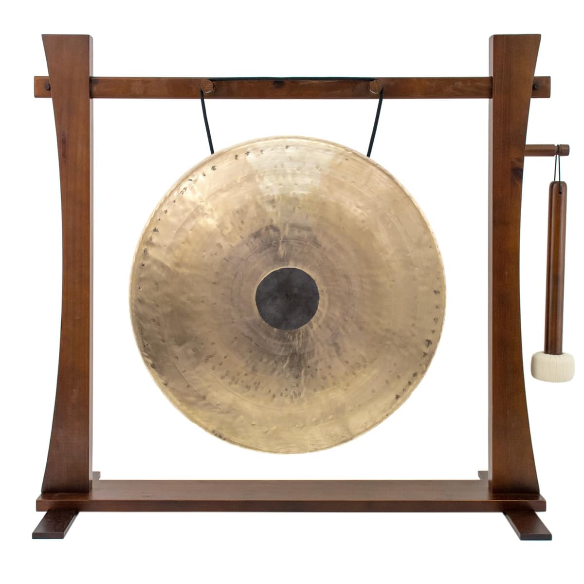 Unlimited 20" a 22" Gongs on Spirit Guide Gong Stand - Incluye Gong, Mazo y Soporte/Ideal para Oficina y Hogar/Estilo Tradicional gu-22chocolatespirit-amz