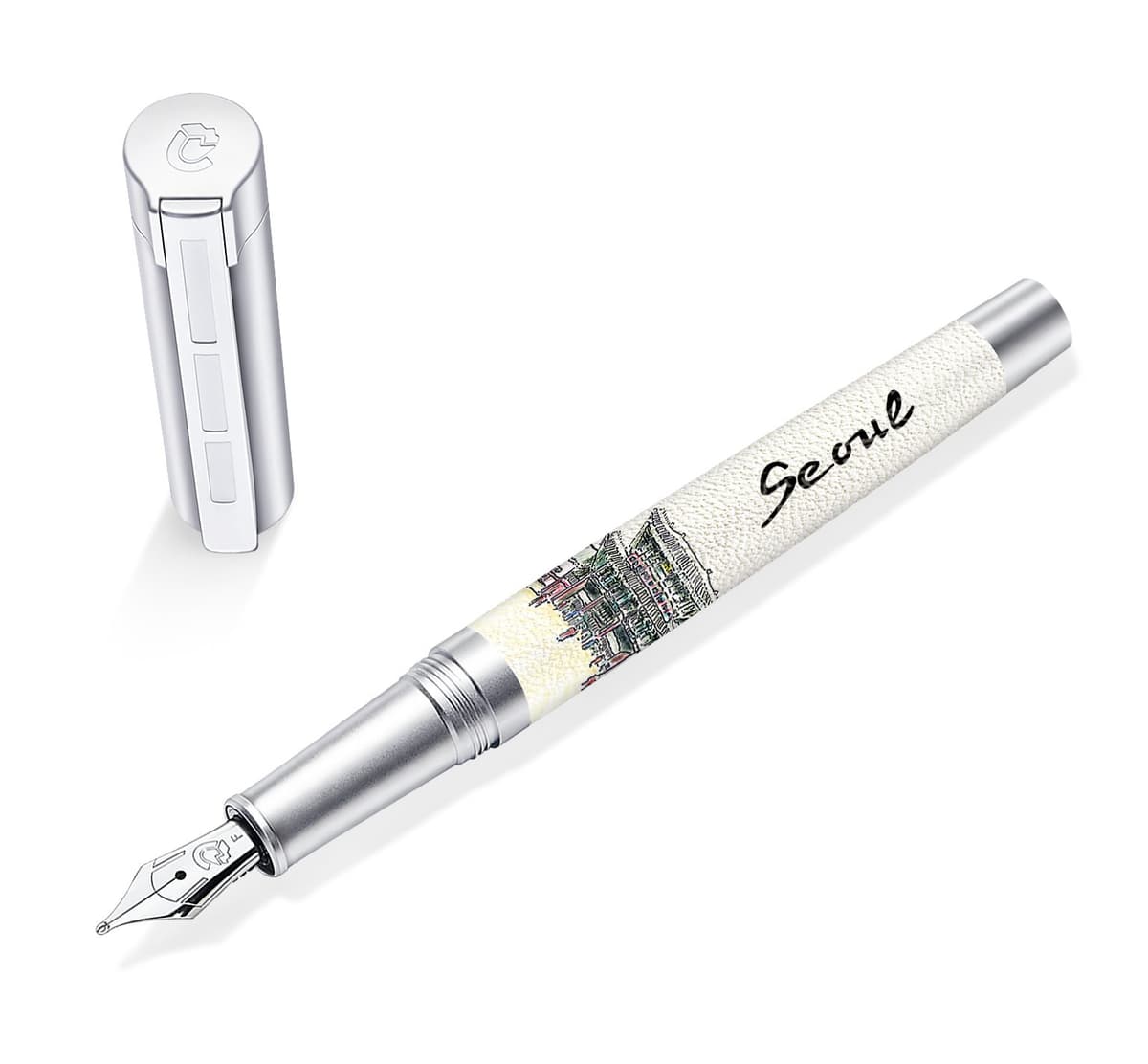 STAEDTLER Premium Corium Urbes Seoul Pluma fuente de punta fina 9PU158F