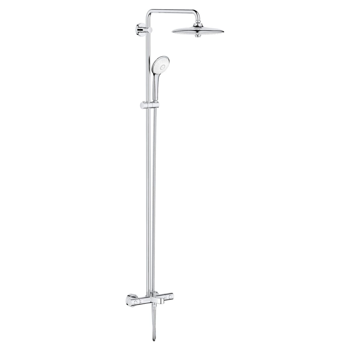 GROHE Euphoria 260 Sistema Termostático de Ducha con Cabezal 10" y Llave Termostática 26177002