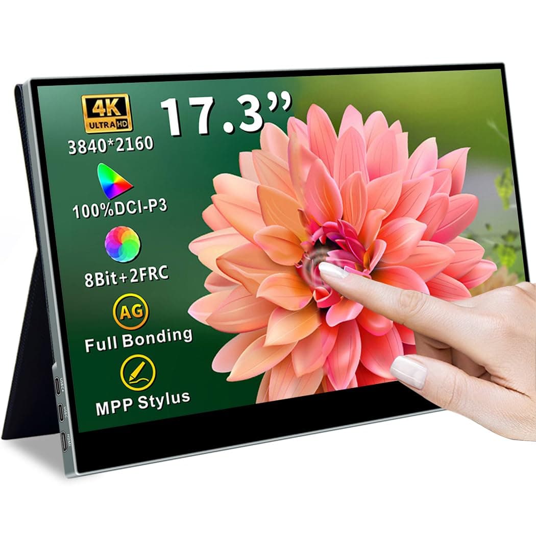 Magedok monitor portátil táctil 17.3" 4K UHD con 100% P3, soporte MPP y HDR MG173-UT01