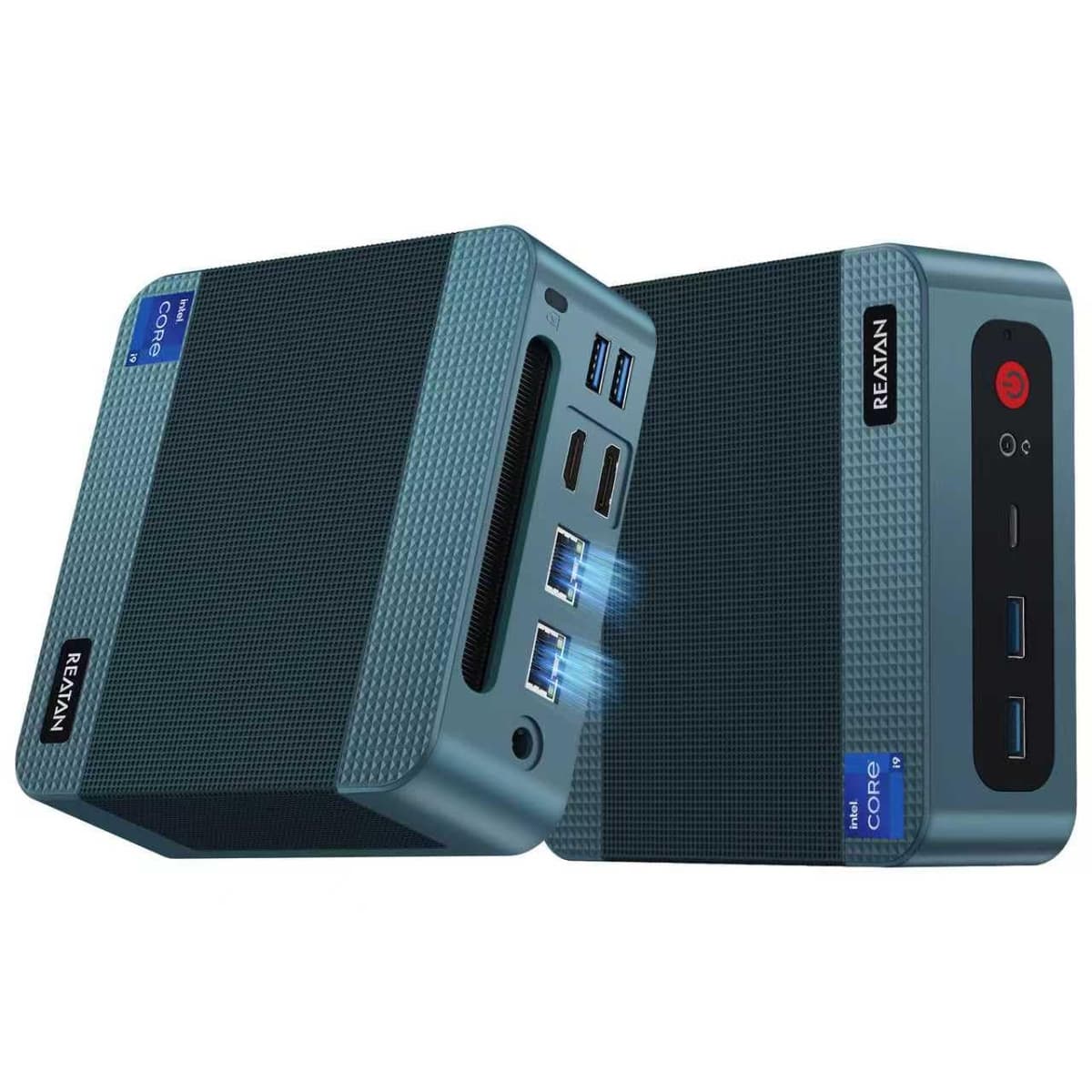 Reatan S8 Mini PC - Intel Core i9-12900H, 32GB DDR5, 1TB PCIe4.0, Thunderbolt 4 Silver-X