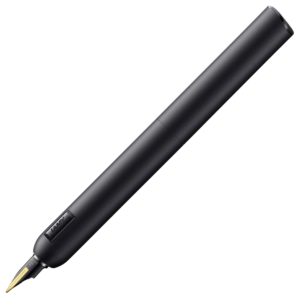 Lamy dialog cc all black - pluma fuente capless con mecanismo giratorio y punta de 14 kt bicolor 1237497