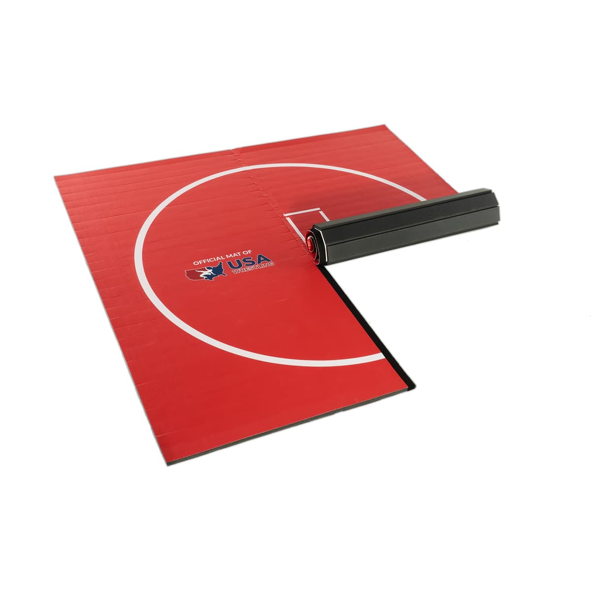 Dollamur 10’x10’x1.25” Wrestling Mat, Red, FLEXI-Connect