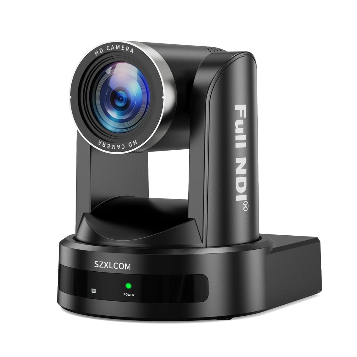 Cámara PTZ SZXLCOM Full NDI con Zoom Óptico 20X, HDMI/SDI/USB3.0/POE IP HD 1080p60 para Transmisión en Vivo, Videoconferencias y Eventos Religiosos, Compatible con vMix/Zoom/OBS (Full NDI Non-HX2 HX3) XLP002