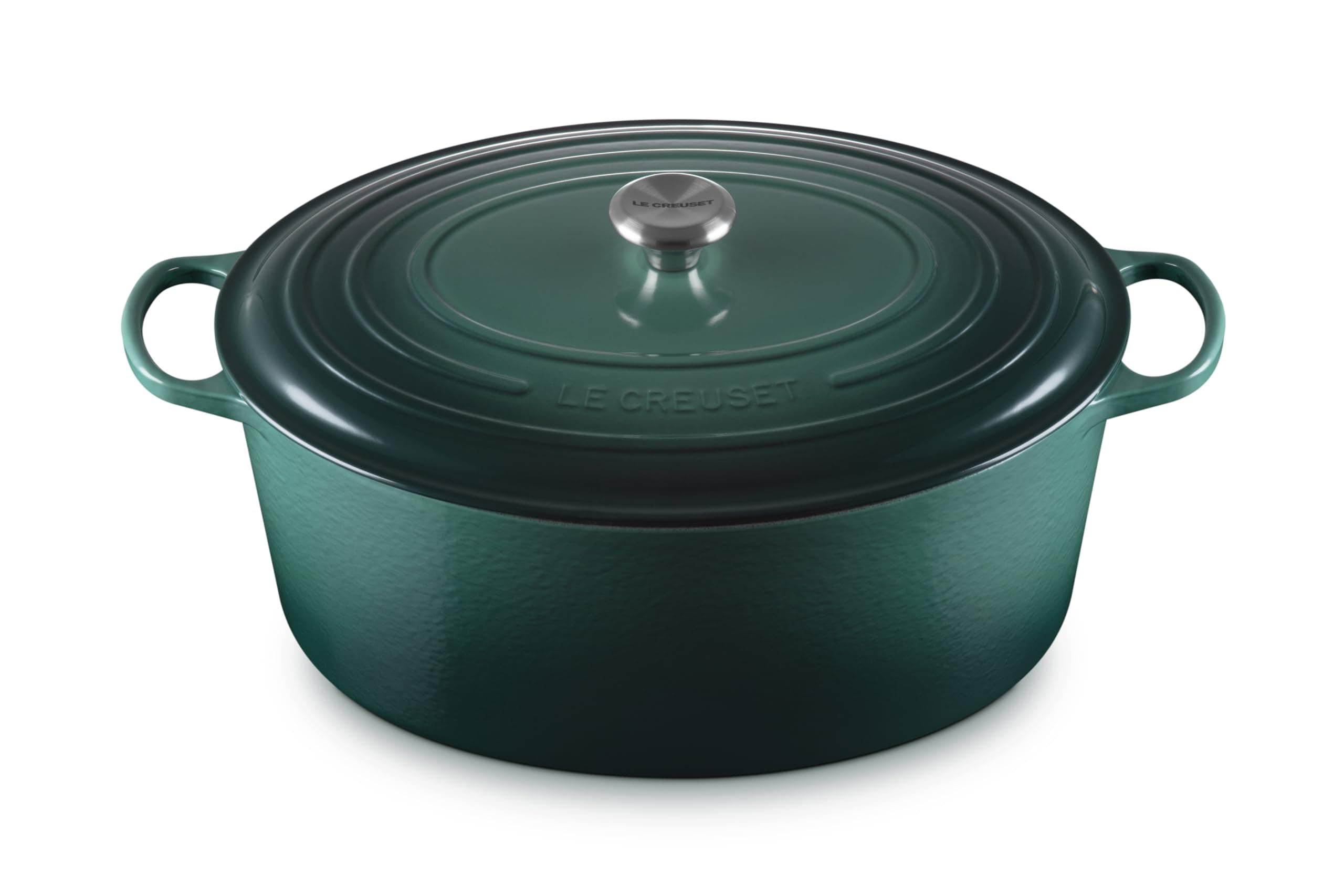 Le Creuset Olla Holandesa Ovalada Esmaltada Signature 15.5 qt, Artichaut 21178040795041