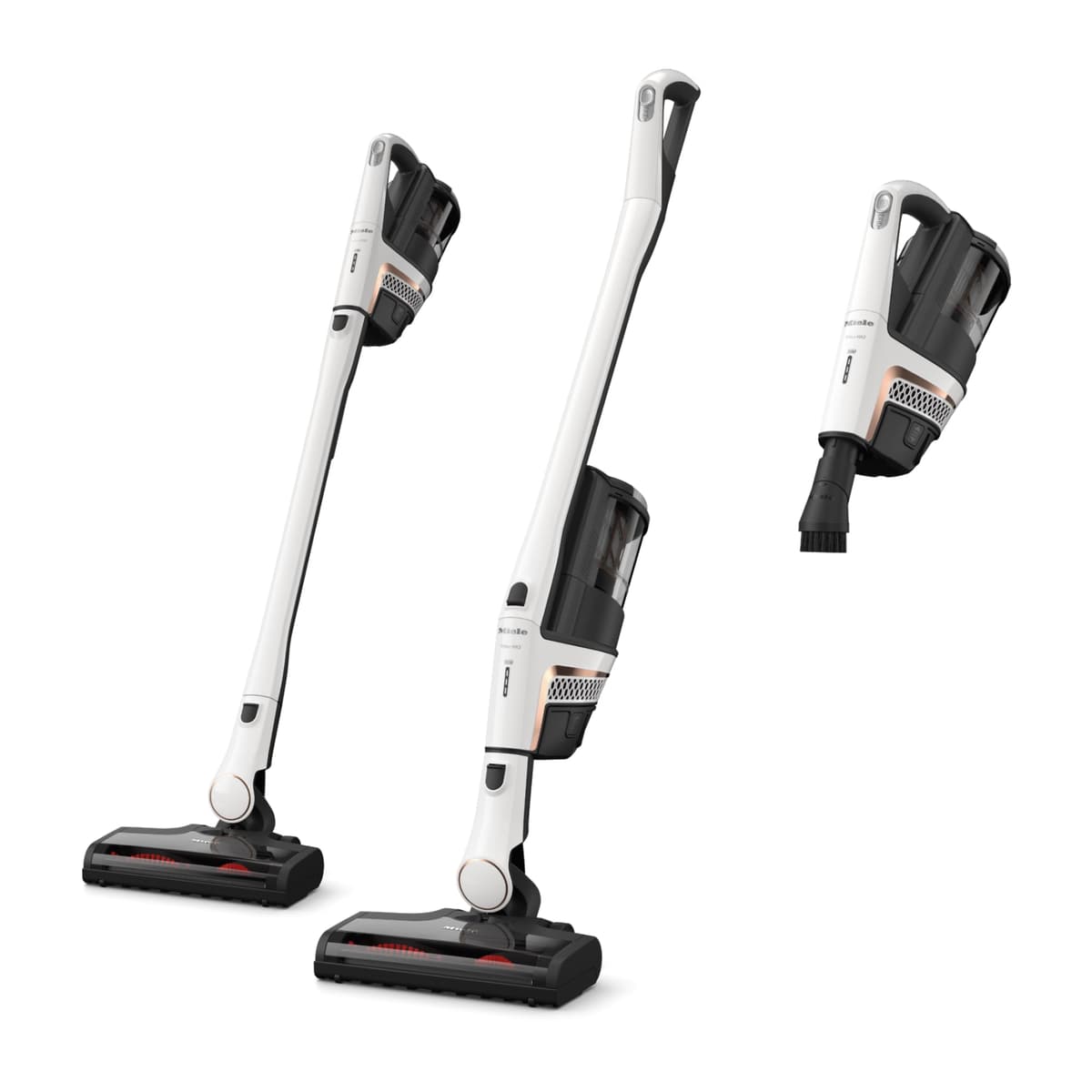 Miele Triflex HX2 Aspiradora inalámbrica Stick, 60 min, Lotus White / Rose Gold 11827000