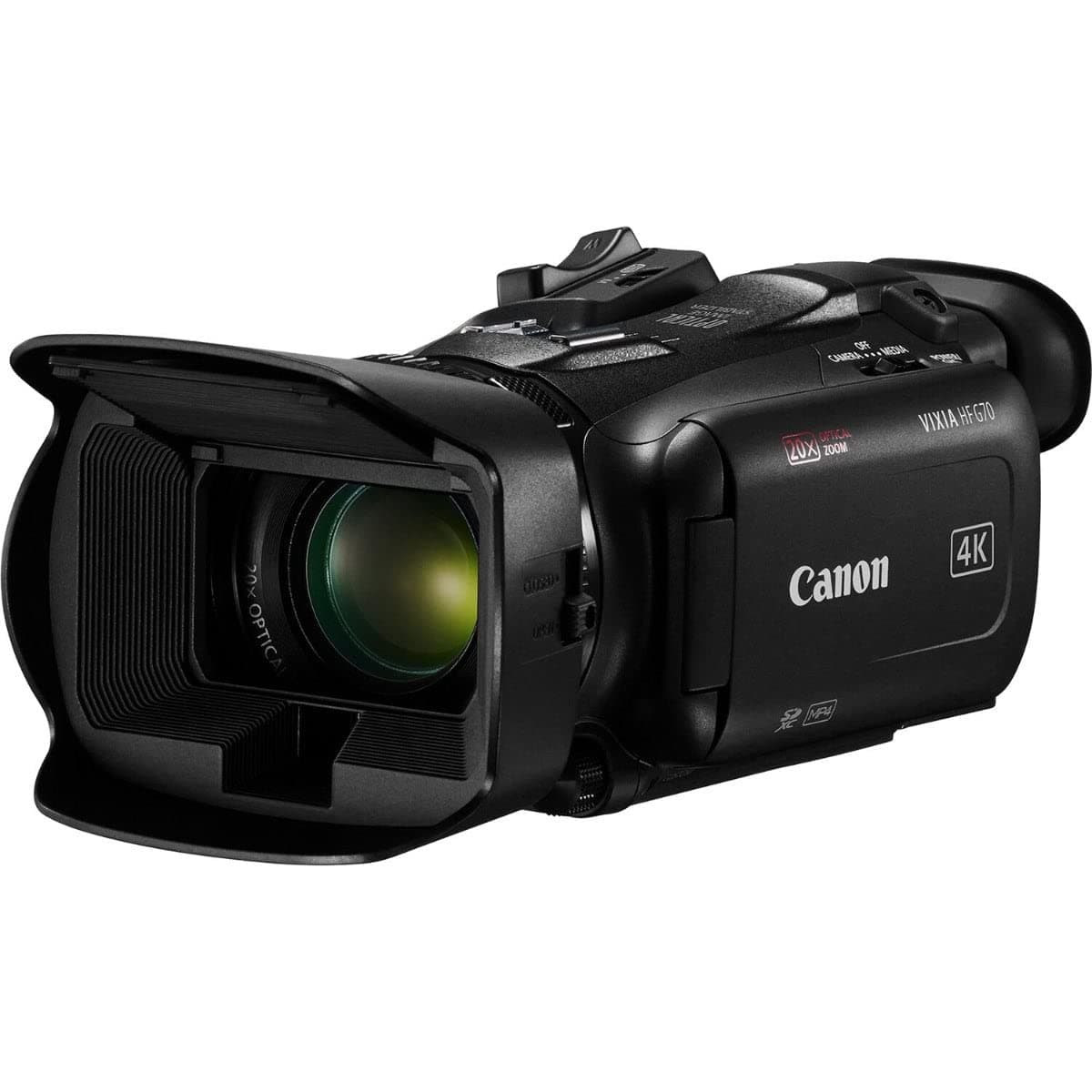 Canon VIXIA HF G70 Camcorder 1/2.3\" 4K UHD CMOS Sensor 20x Optical Zoom, 800x Digital Zoom, Image Stabilization, HDMI, USB Live Streaming, Time Stamp On-Screen Display Recording B0BCLWJMZ1-1
