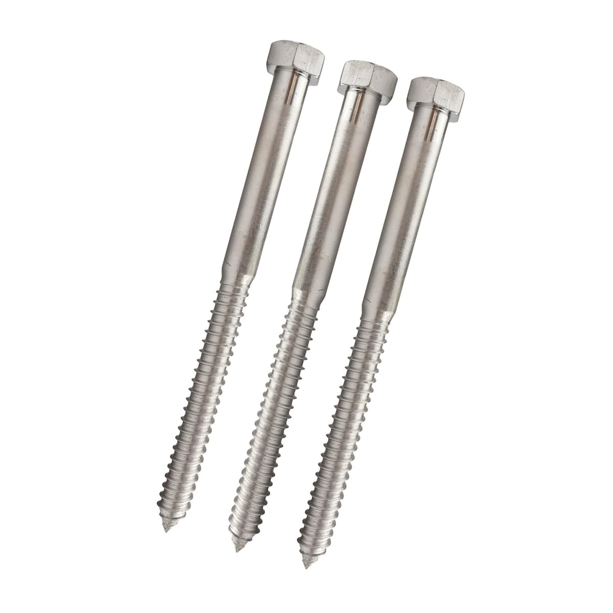 Conquest Lag Bolt 3/4" x 10" Hex Head, 316 Acero Inoxidable, Pack de 10 LB6SS-34X10-10PK