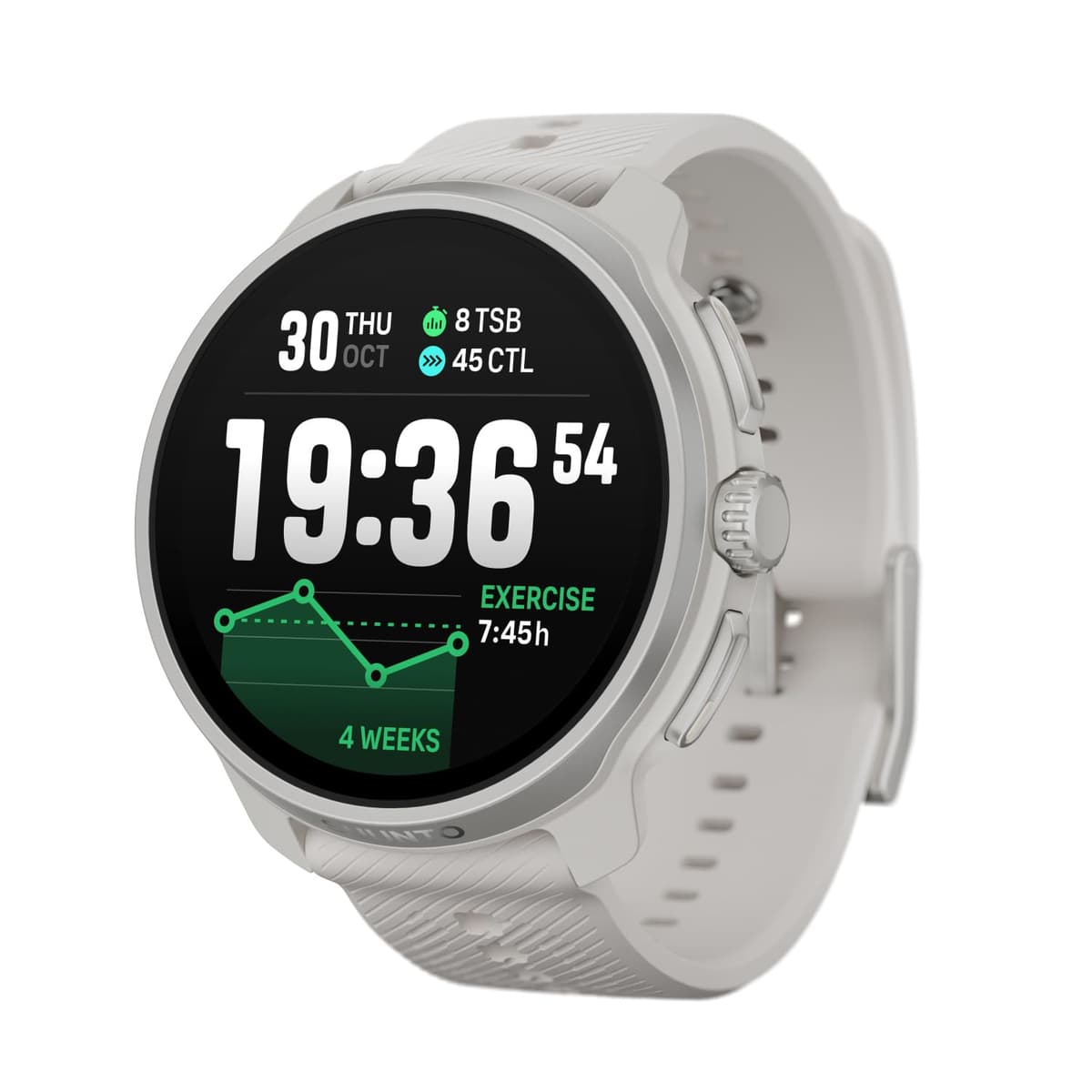 SUUNTO Race 2 Reloj Deportivo GPS, Pantalla Táctil AMOLED de 1.5" con Corona, 16 Días de Batería, Métricas de Entrenamiento e Información de Recuperación, Dual-GNSS, Mapas Offline Globales de 32GB, Ligero, Gris Pluma SS051201000