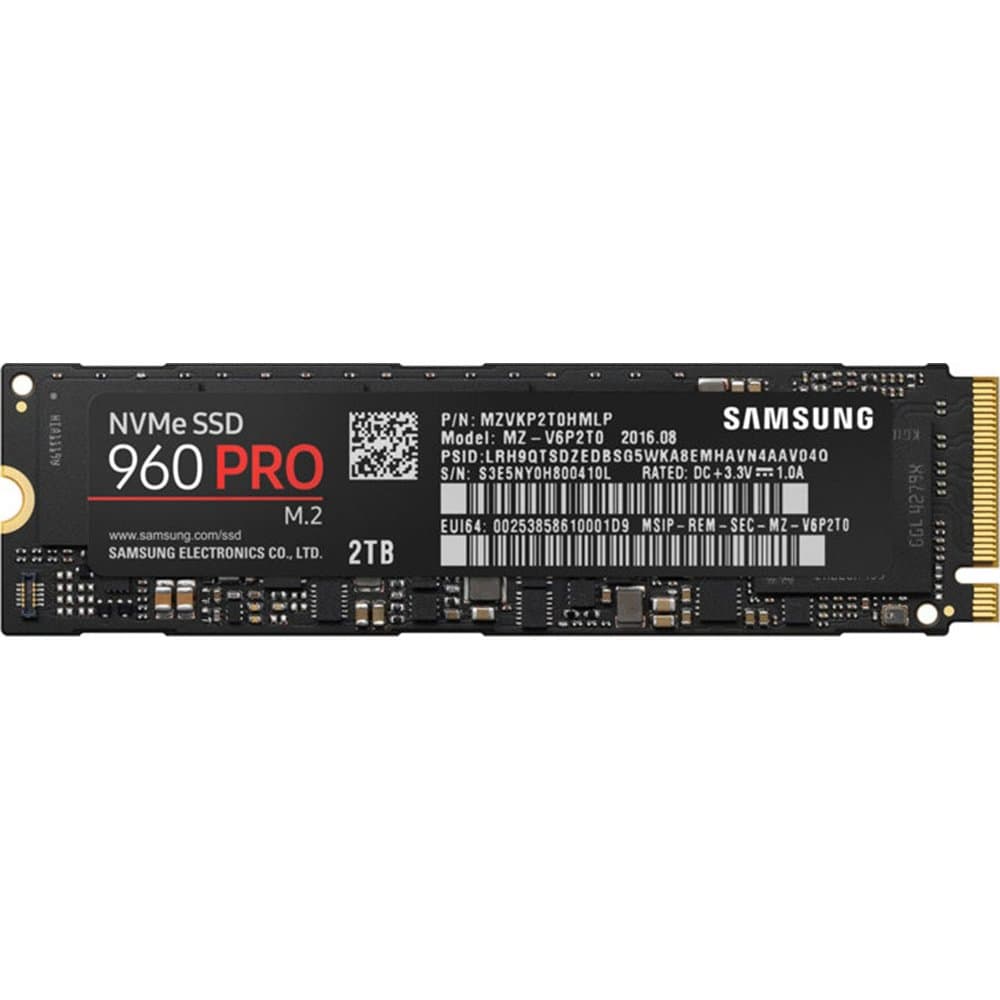 Samsung 960 PRO Series 2TB PCIe NVMe M.2 SSD (MZ-V6P2T0BW)