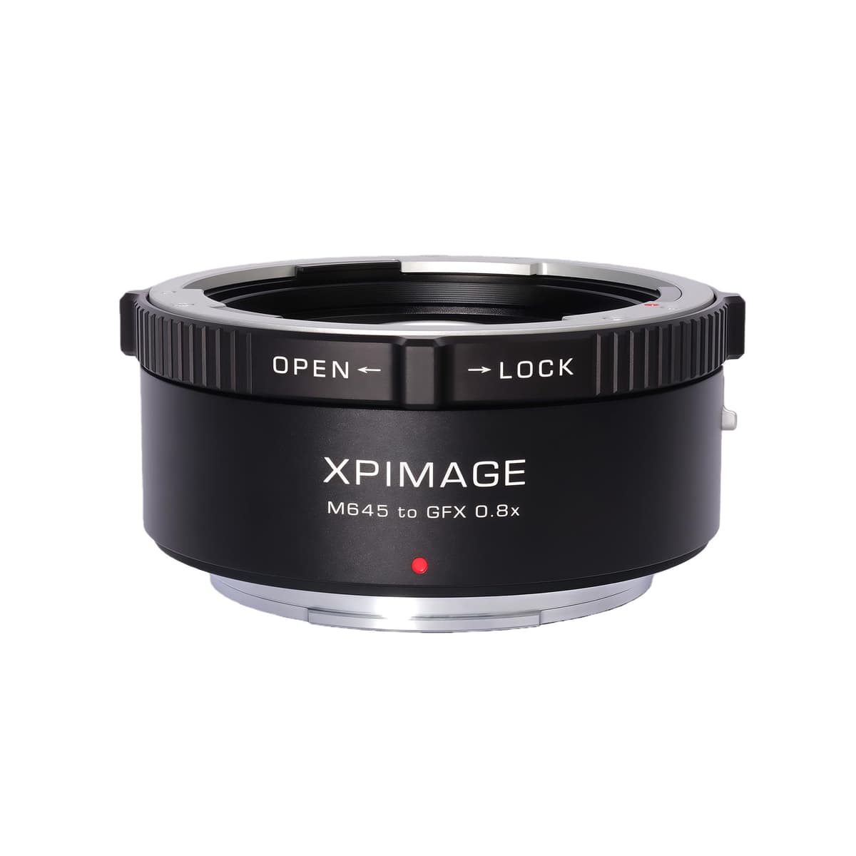 XPIMAGE Adaptador Speed Booster 0.8x de Mamiya 645 a Fujifilm GFX M645toGFX 0.8X