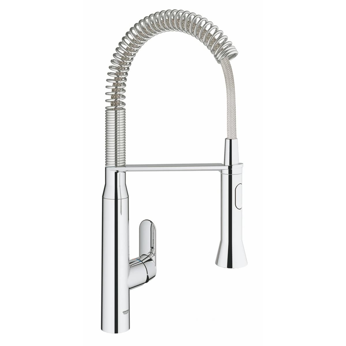 Grifo de cocina Grohe K7 Semi-Pro monomando con brazo de resorte y doble chorro 31380000