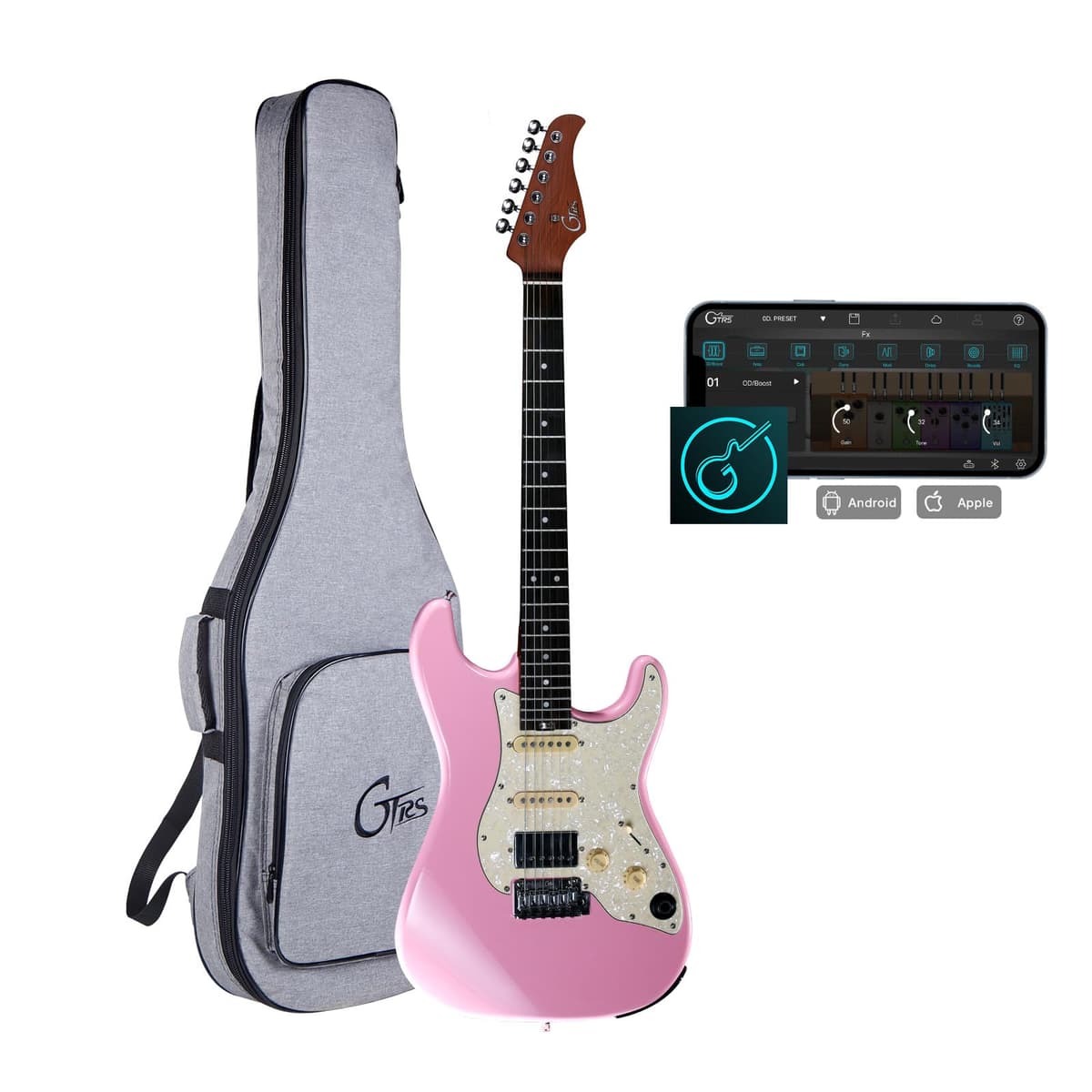 GTRS S800 Smart Electric Guitar Kit con Sistema de Efectos y Looper