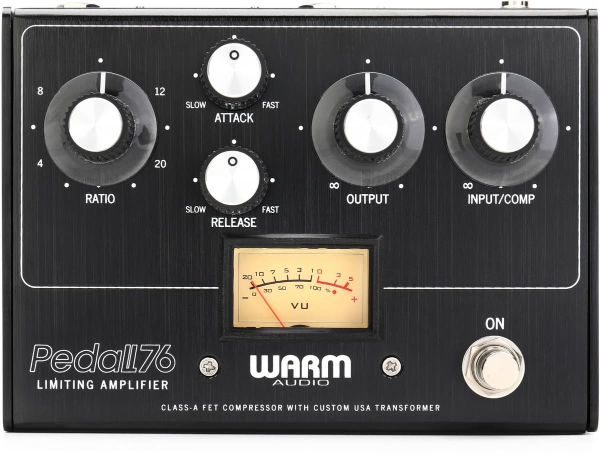 Pedal Warm Audio Pedal76 Compresor FET Balanceado por Transformador Todo Analógico WA76-P