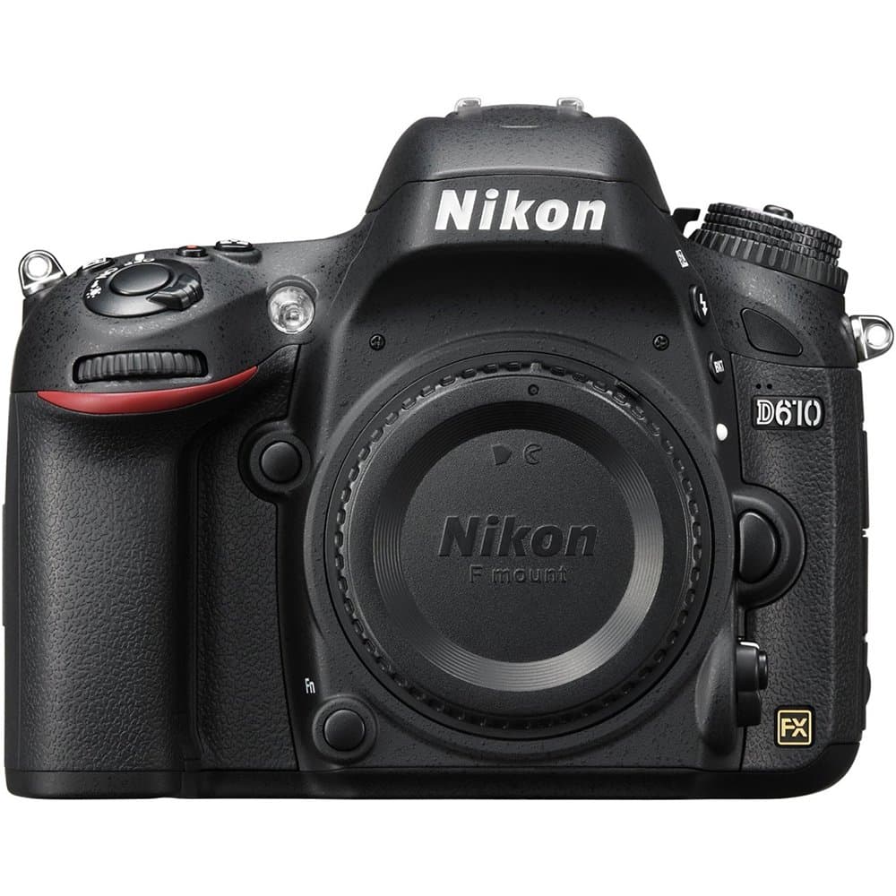 Nikon D610 Cámara réflex digital FX de 24.3 MP con CMOS (solo cuerpo) (Reacondicionada) CRTNKD610RFB
