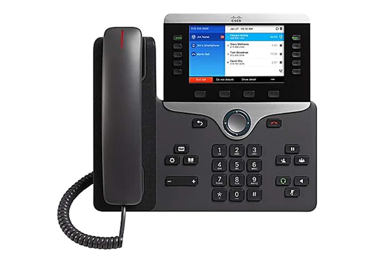 Cisco IP Phone 8851 - Teléfono IP con Pantalla a Color y PoE CP-8851-3PW-NA-K9=