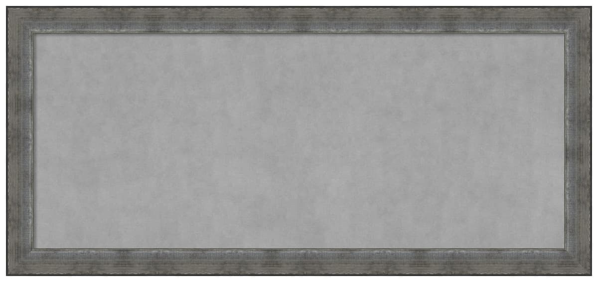 Amanti Art tablero magnético con marco Forged Pewter 52 x 24 pulgadas 28588191814