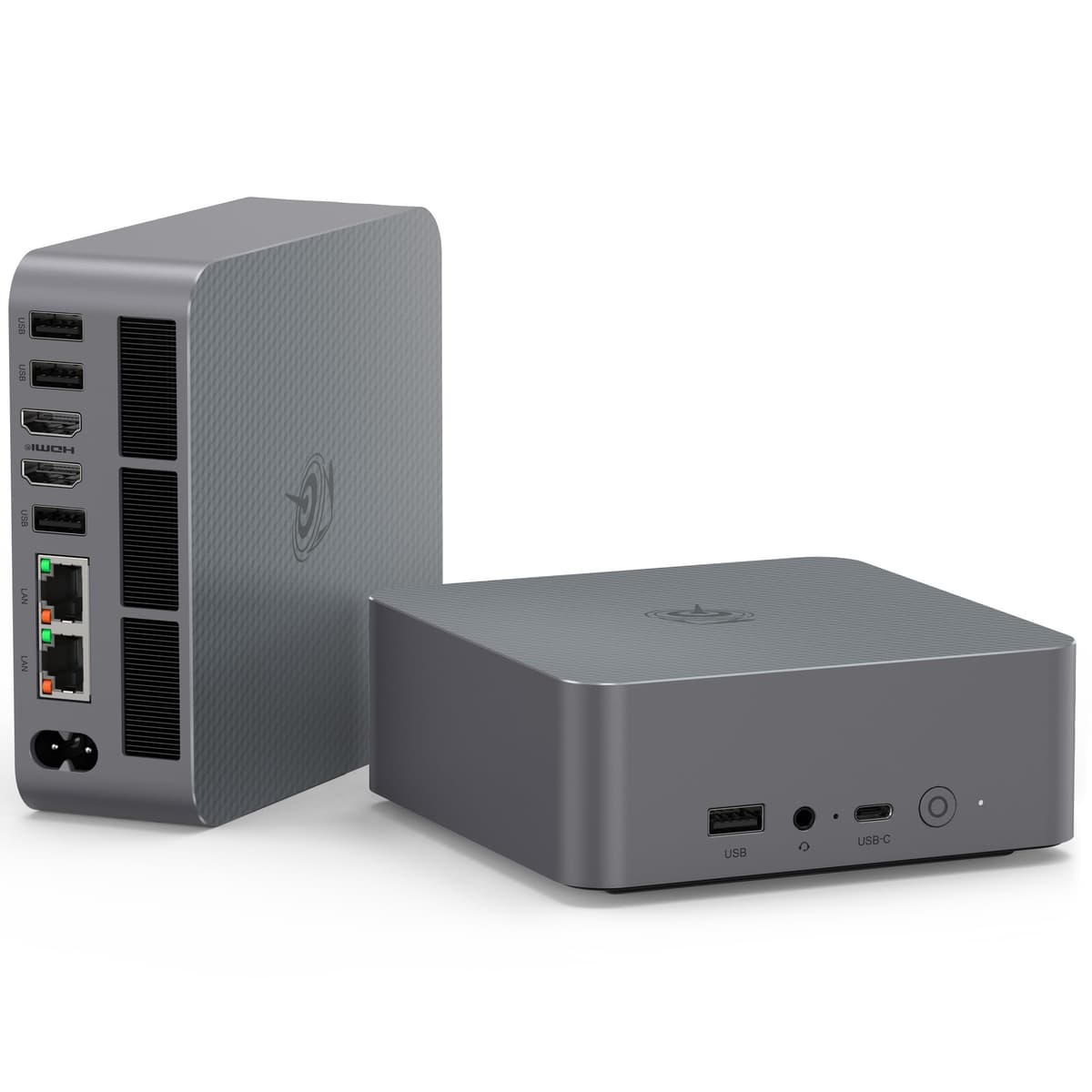 Beelink EQR6 Mini PC AMD Ryzen 5 6600U (hasta 4.5 GHz), 32GB LPDDR5 RAM, 1TB PCIe 4.0 SSD, Mini PC con doble LAN, AMD Radeon 660M, doble HDMI, Wi-Fi 6, Bluetooth 5.2, para hogar/oficina, fuente de alimentación integrada