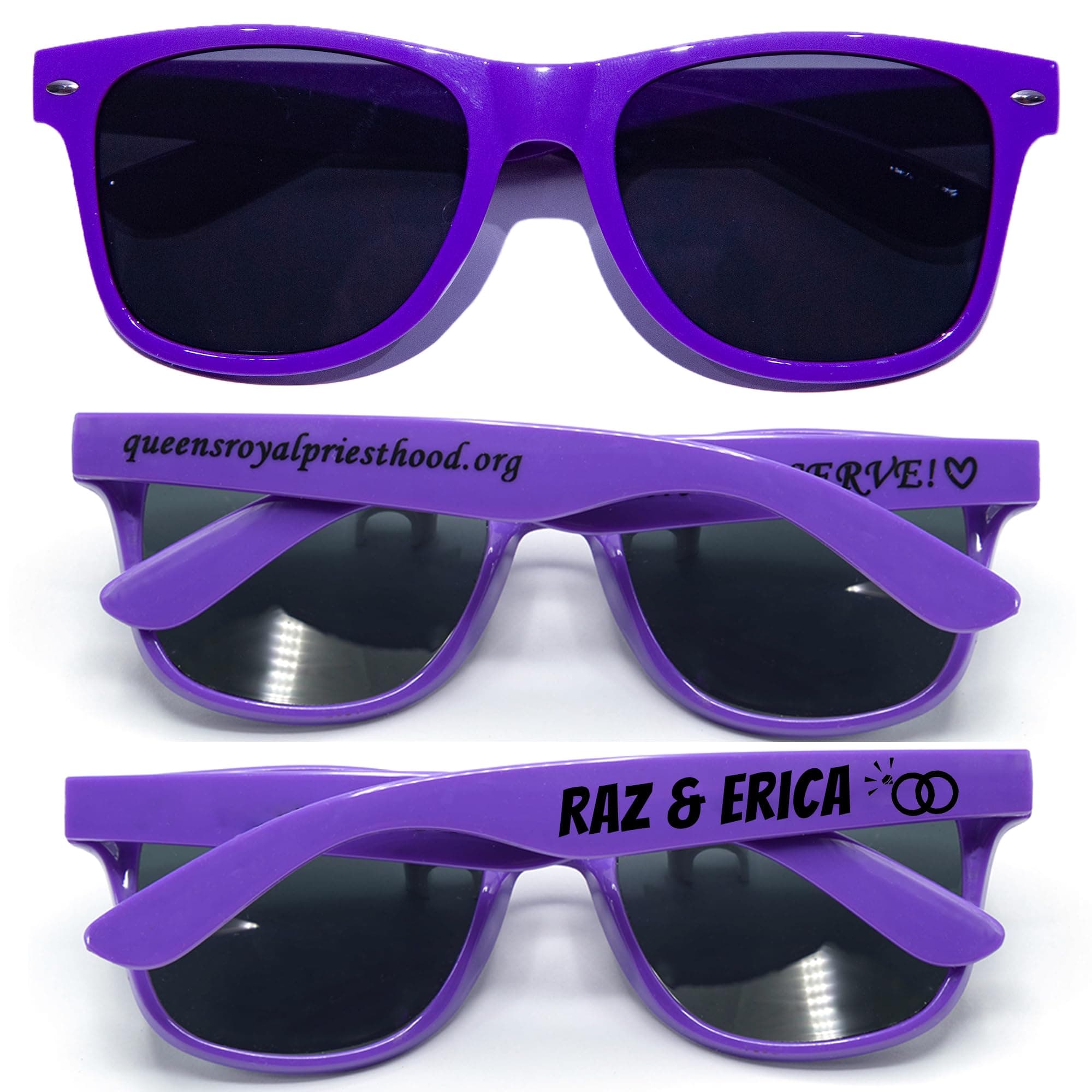 GZLDGIFTS 350PC gafas de sol personalizables para eventos al por mayor (Purple)
