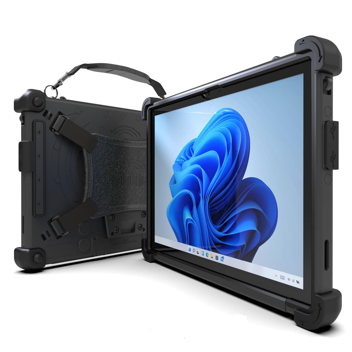 Tableta Rugerizada MobileDemand Flex 10C con Windows 11 - Tableta Industrial de 10.1", 12GB RAM, 256GB SSD, Intel N100, Wi-Fi 6, Tableta Montable para Trabajo, Campo y Almacén