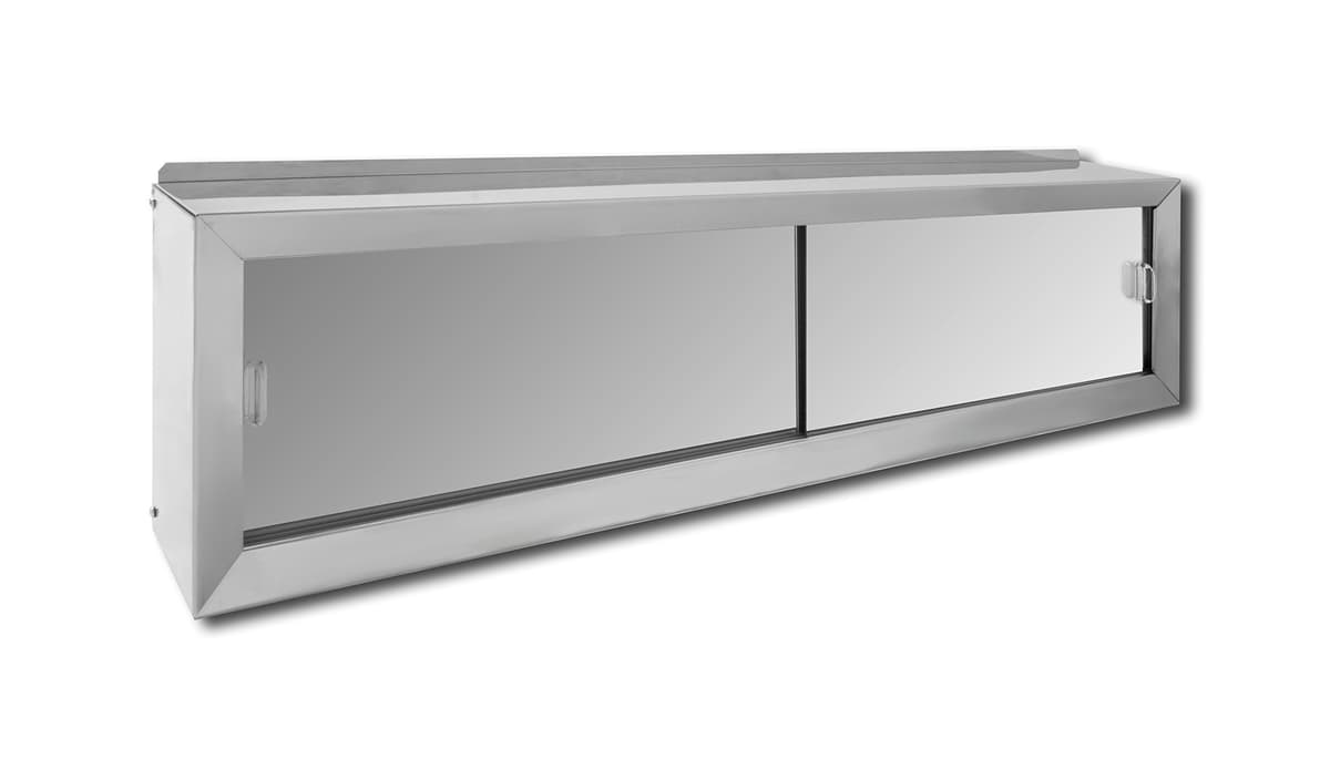Jensen V48X Caja cosmética 48.25" x 8.75" con puertas corredizas de espejo