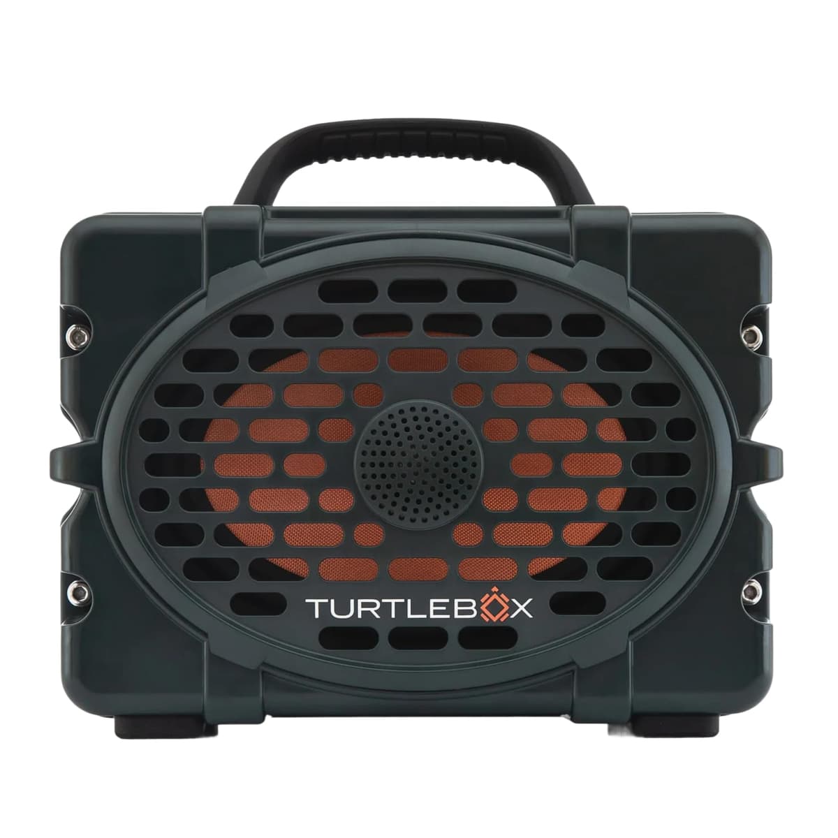 Turtlebox Original Gen 3 Altavoz Bluetooth portátil para exterior, impermeable IP67, ultra potente (120dB), batería hasta 3 días - Verde TBG2-OG