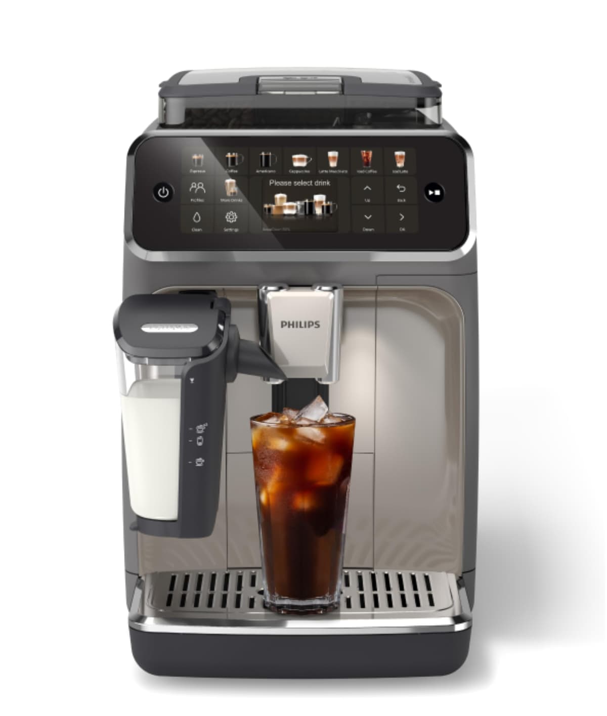 Philips Serie 5500 Máquina de espresso automática con LatteGo, molinillo integrado y 20 presets (EP5544/94)
