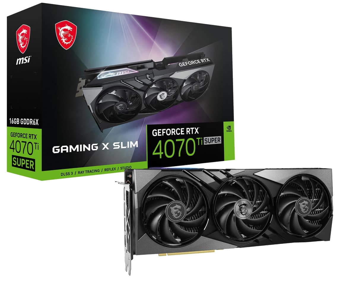 MSI GeForce RTX 4070 Ti SUPER 16G GAMING X G407TS16GXS