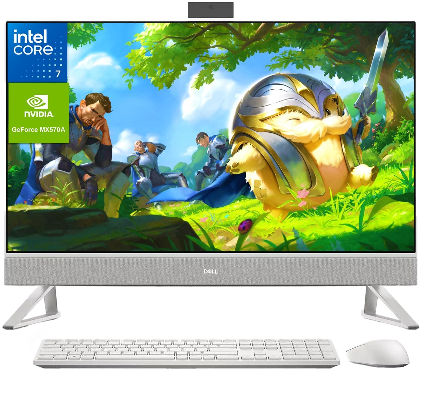 Dell Inspiron 7730 All-in-One 27" Touchscreen, Core 7-150U, 32GB RAM, 2TB SSD, GeForce MX570A Dell Inspiron Business Desktop