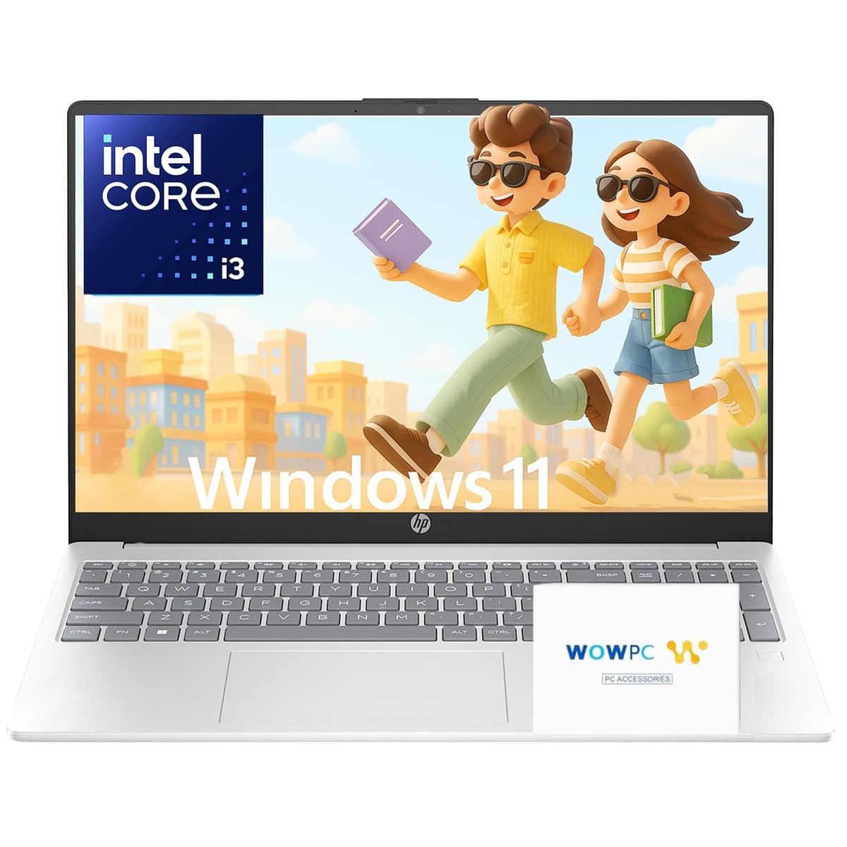 HP Pavilion 15.6 FHD (1920 x 1080) Portátil • Intel i3 de 8 núcleos • 32 GB RAM • SSD de 1 TB • Wi-Fi 6 • Lector de huellas • USB de recuperación WOWPC • Windows 11 con Microsoft Office Suite