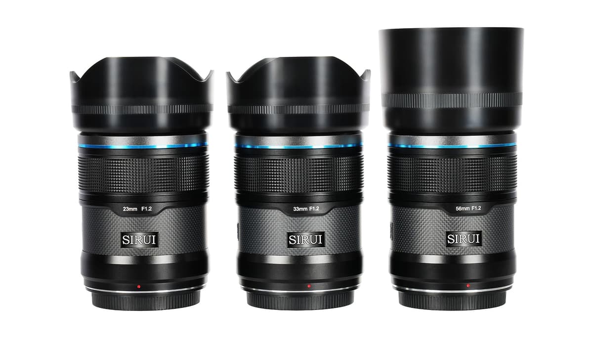 Sirui Sniper kit de 3 lentes f/1.2 con autofocus (Montura E, Negro) AS-3S-EB-2