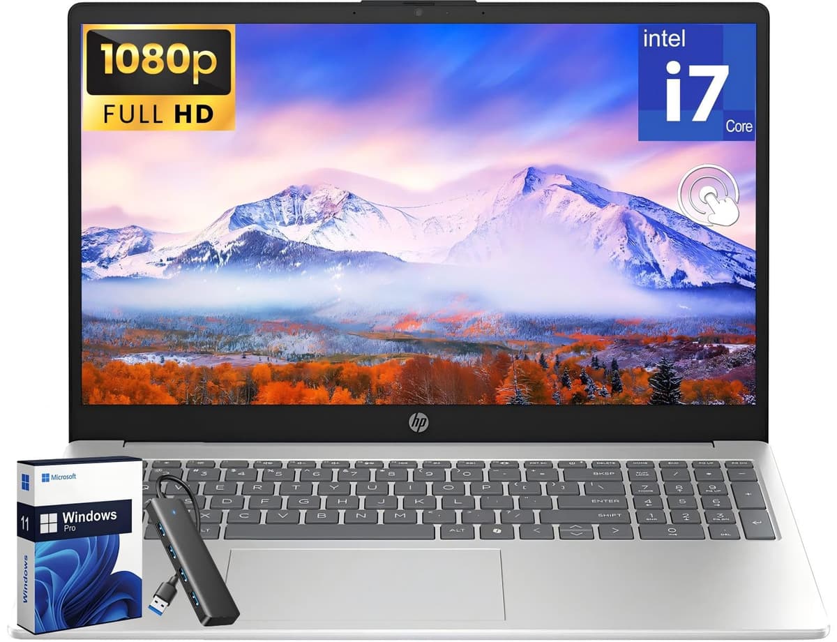 HP Flagship 15.6" FHD táctil i7-1355U 16GB RAM 1TB SSD Windows 11 Pro HP Laptop