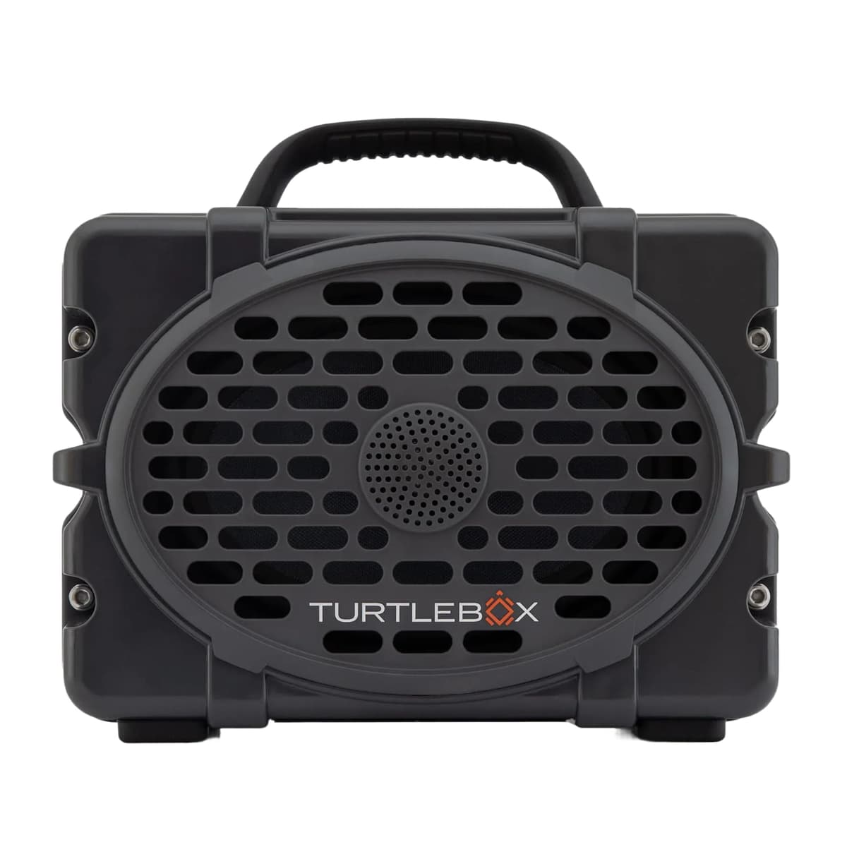 Turtlebox Original Gen 3 Altavoz Bluetooth portátil para exterior, impermeable IP67, ultra potente (120dB), batería hasta 3 días - Gris TBG2-OG