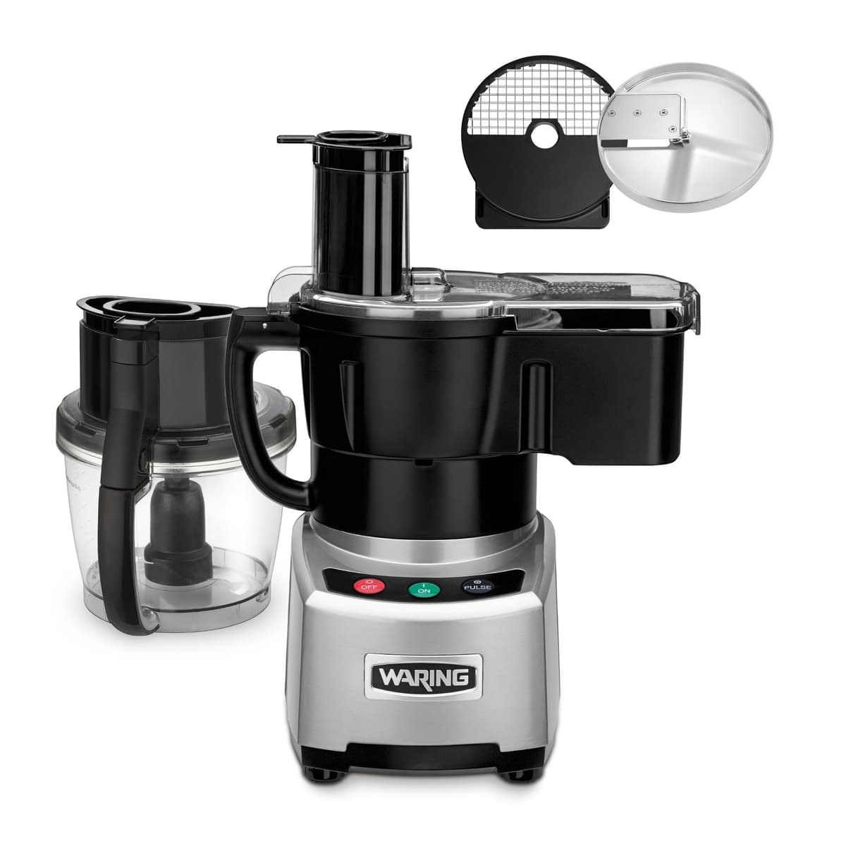 Waring Commercial WFP16SCD Procesador de Alimentos 4 QT con Alimentador Continuo 2 HP