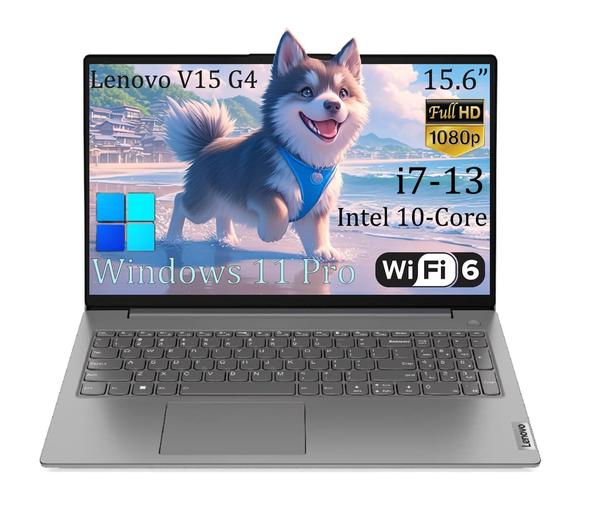 Lenovo V15 G4 15.6" Business con Intel i7-13620H, 40GB RAM, 2TB SSD, Windows 11 Pro + Kit 6-en-1 20S00044UK