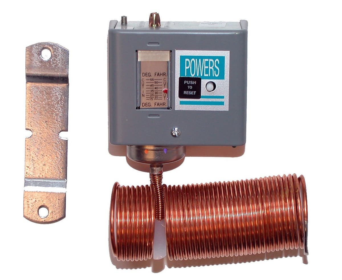 Siemens 134-1504 Termostato de baja temperatura DPST, reinicio manual