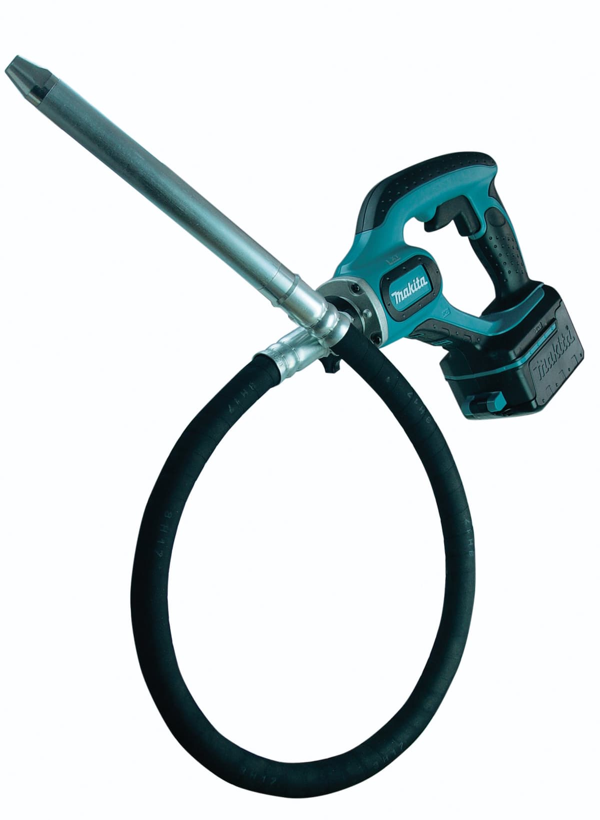 Makita DVR450RME Compactador vibratorio inalámbrico para concreto con agujas y maletín