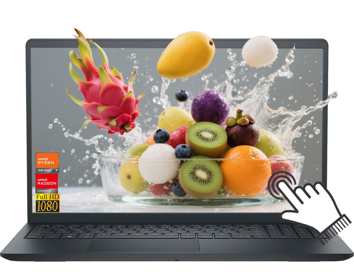 Dell Inspiron 15 3535 Pantalla Táctil 15.6" FHD (1920x1080) IPS, 8 núcleos AMD Ryzen 7 7730U hasta 4.5 GHz, 32 GB RAM 2 TB SSD, Gráficos AMD Radeon, Lector de tarjetas SD, Windows 11