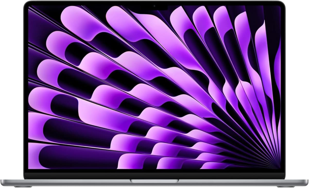 Apple MacBook Air 2024 con chip M3, 15.3", 8GB RAM, 512GB SSD, Gris espacial (Reacondicionado) MRYU3LL/A