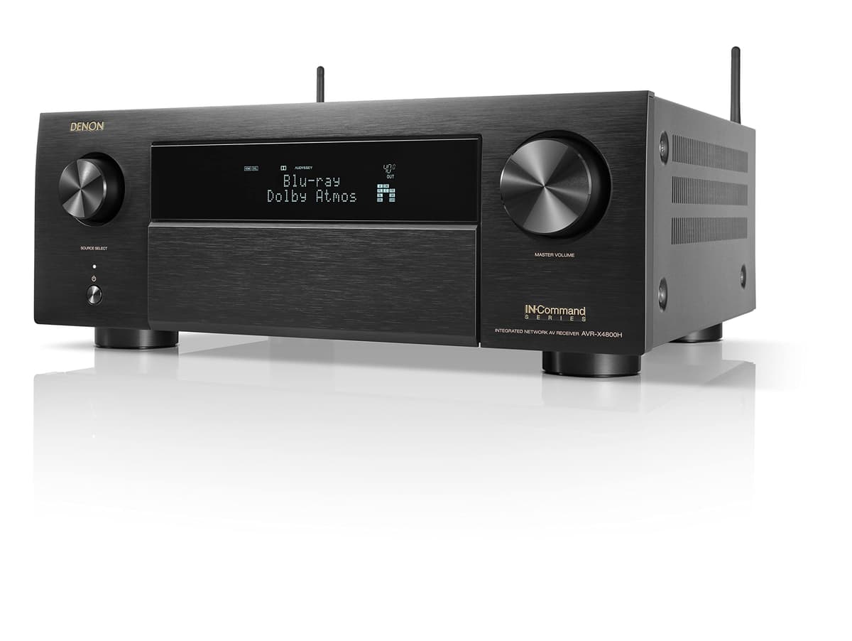 Denon AVR-X4800H Receptor AV 9.4 canales 8K con Dolby Atmos y HEOS (Renewed)