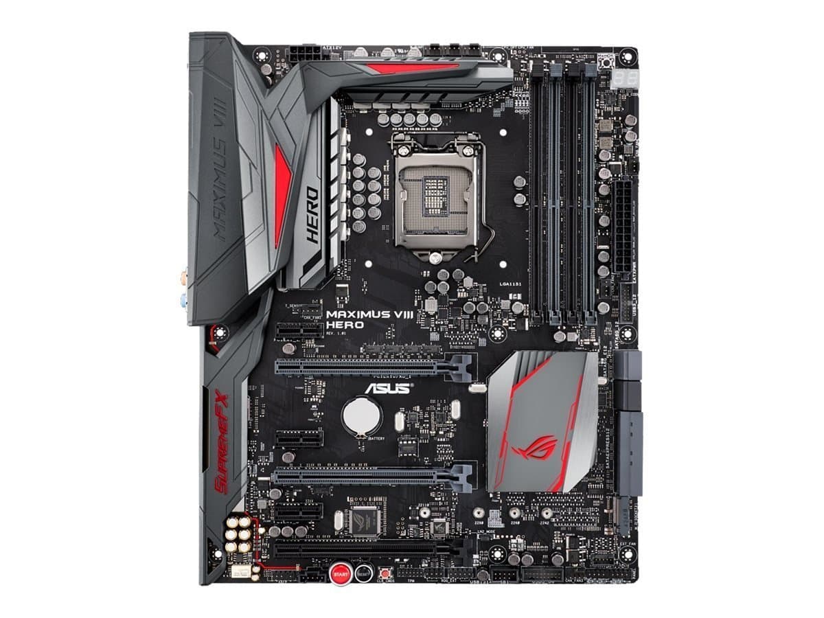 Asus ROG Maximus VIII Hero LGA1151 DDR4 M.2 SATA 6Gb/s USB 3.1 Tipo A Tipo C Intel Z170 Placa madre ATX