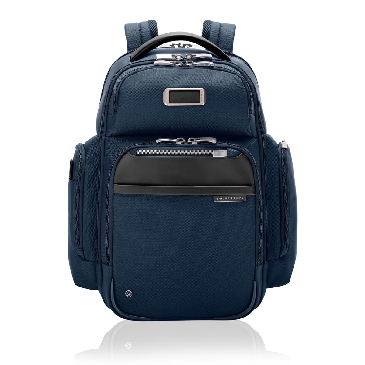 Mochila Briggs & Riley Mediana para Equipaje para Mujeres y Hombres - Mochila para Laptop, Para Trabajo y Viaje, Liviana y Duradera, Correas Acolchadas, Compatible con Laptop de hasta 15" - Colección @work, Azul Marino KK526-5