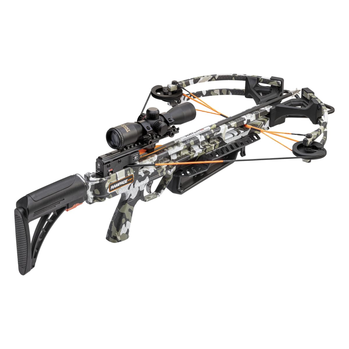 Wicked Ridge Rampage XS con Rope Sled, Culata Ajustable y Pro-View Scope WR23015-4525