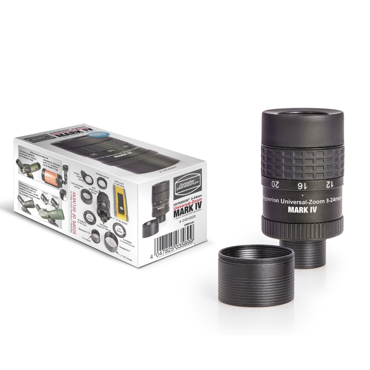 Baader Ocular Hyperion Universal Mark IV Zoom 1.25" y 2" 8-24 mm # HYP-Zoom 2454826