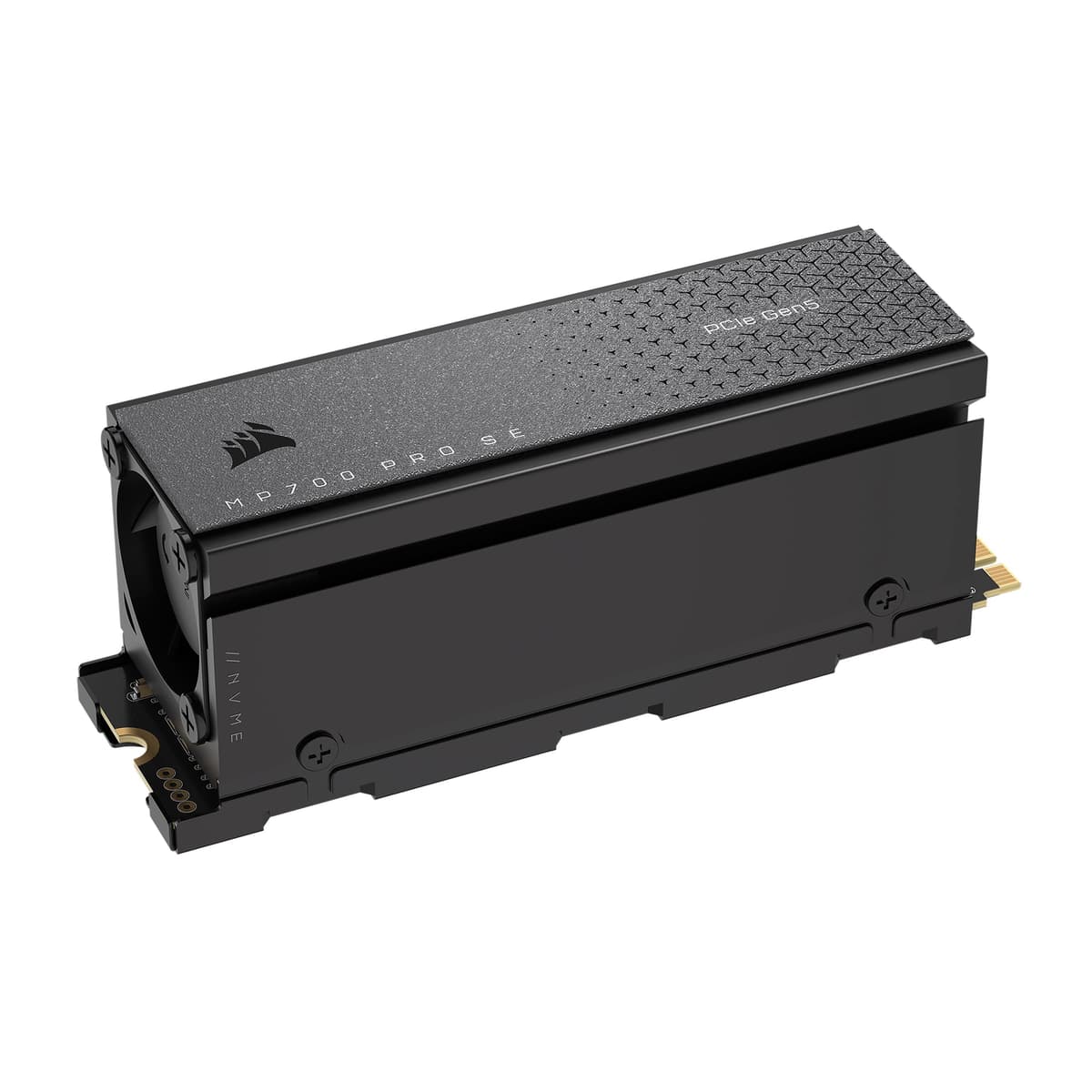 Corsair MP700 PRO SE 4TB PCIe 5.0 NVMe M.2 2280 con disipador activo - hasta 14, 000MB/s lectura CSSD-F4000GBMP700PROS