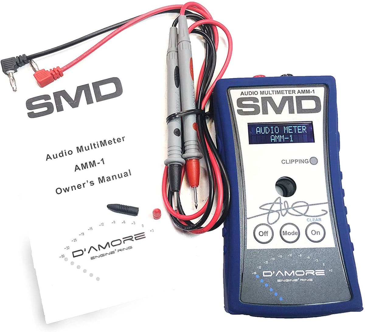 SMD Medidor de Audio Multifuncional/Probador Manual de Amplificadores - Dinamómetro de Potencia en Tiempo Real SMD-AMM-1-2 FBA