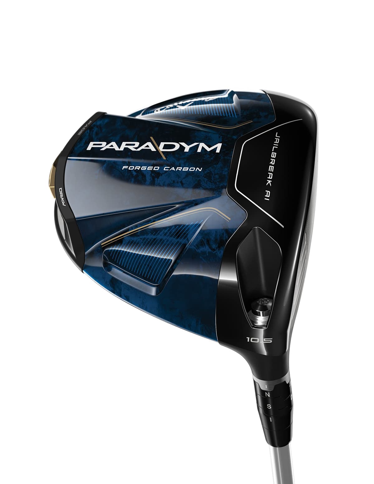 Callaway Paradym Driver 2023, zurdo, 9°, grafito, Standard 4H779041L300