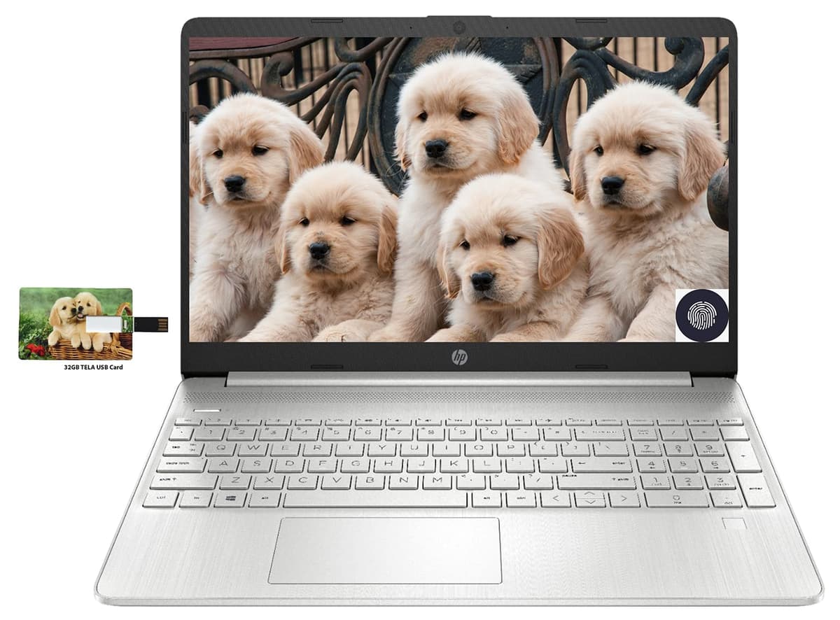 HP 15 Laptop para Negocios, Intel Core i5, Pantalla FHD IPS de 15.6", 8GB RAM, 512GB SSD, Wi-Fi 5, Bluetooth, Windows 11 Pro 15-dy2093dx