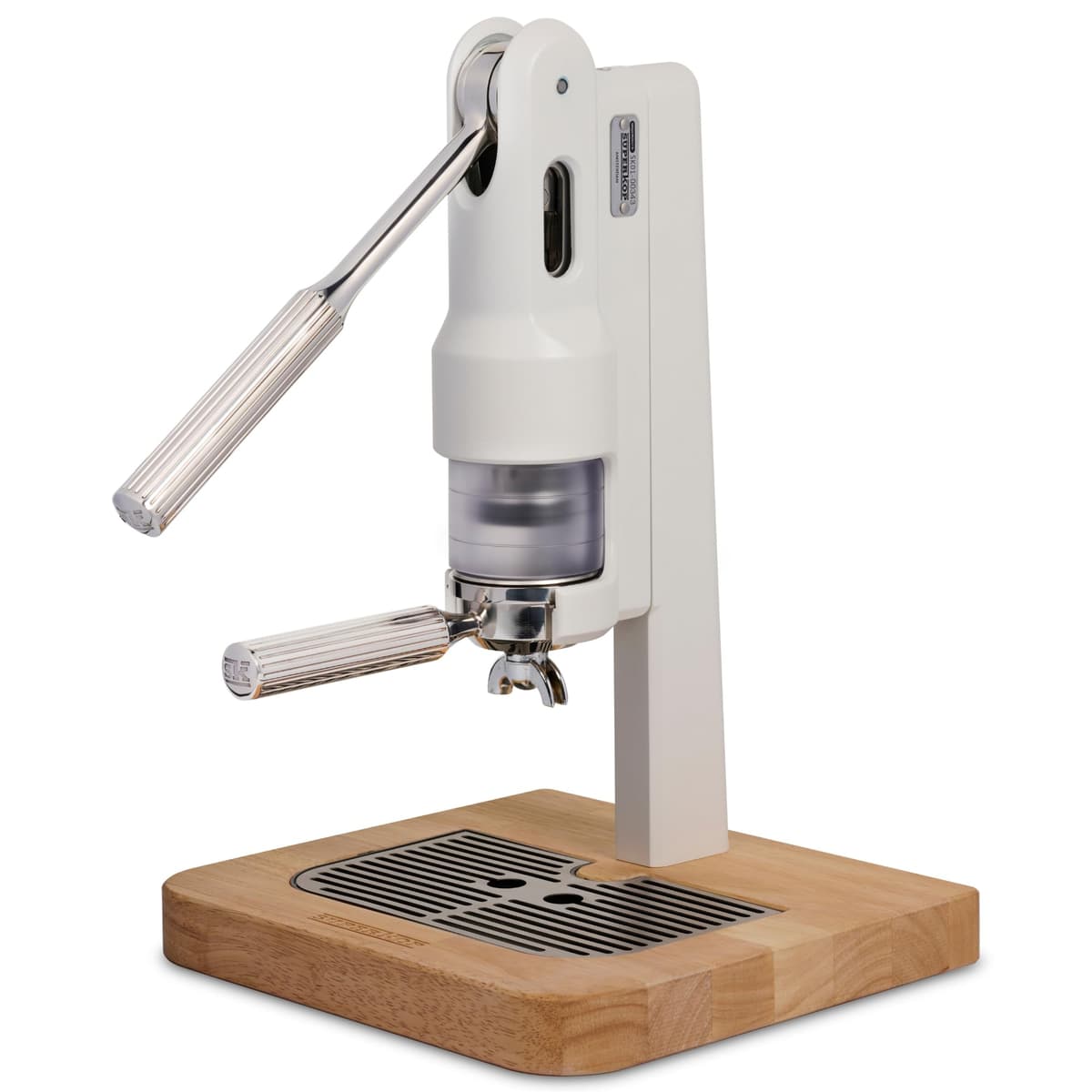 SUPERKOP Cafetera Manual Portátil para Espresso 18g, No Eléctrica, Blanca 44721167859963